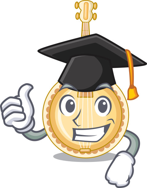 毕业班卓琴在卡通音乐室图片下载