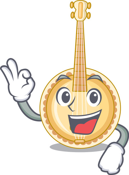 好了，班卓琴在卡通音乐室图片下载