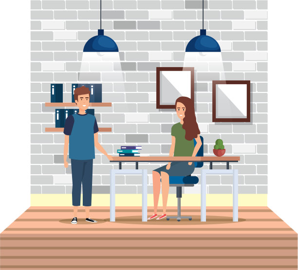 职场情侣图片下载