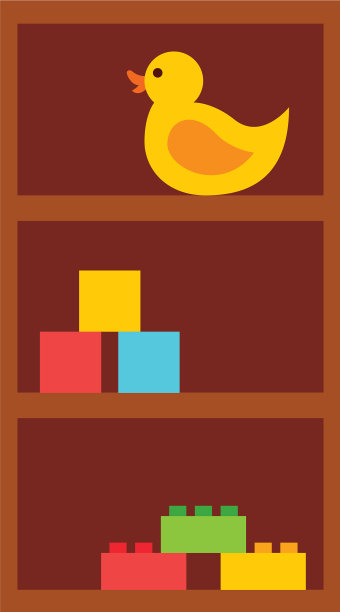 装玩具的木制抽屉图片下载