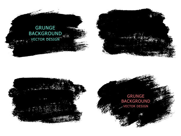 套黑漆笔刷墨笔刷图片下载