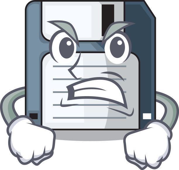 愤怒软盘中的人物搞笑图片下载