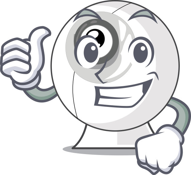 对着电脑桌上的网络摄像头竖起大拇指图片下载