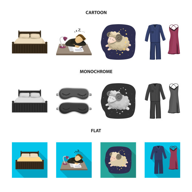 设计梦和夜的符号图片下载