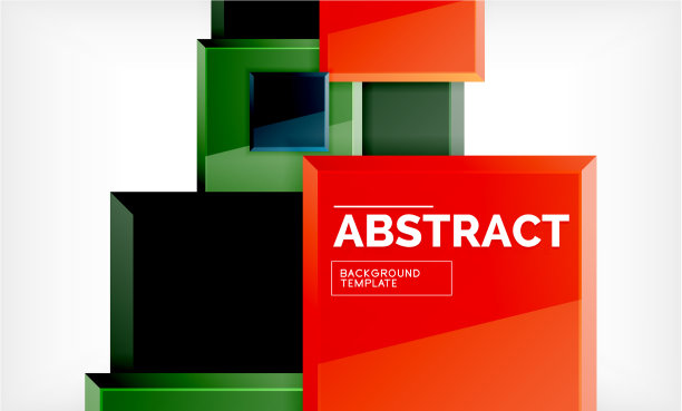 正方形抽象背景光泽几何图片下载