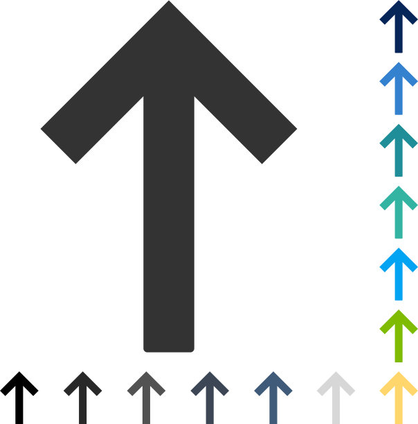 向上箭头图标图片下载