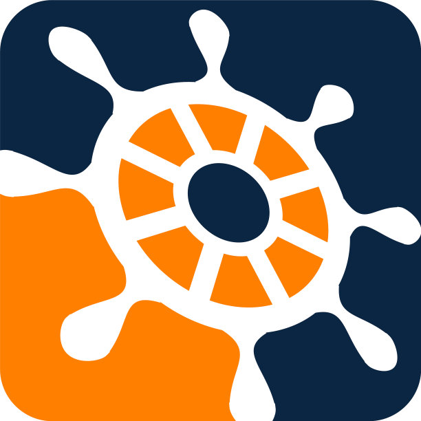 舵盾标志设计模板图片下载