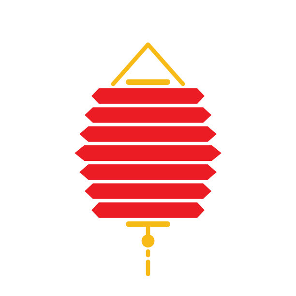 中国新年相关图标的背景图片下载