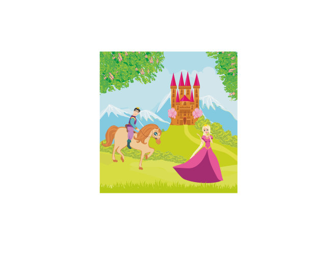 美丽的王子和公主图片下载