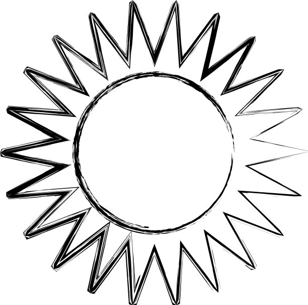 孤立的大太阳图片下载