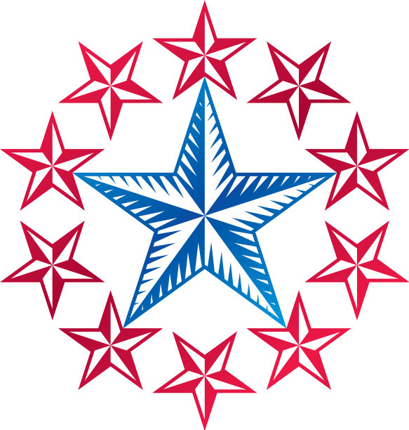 古代五角星徽是最好的纹章图片下载