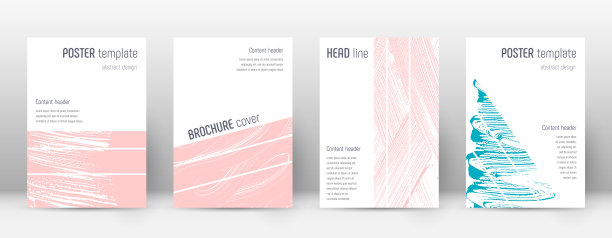 封面页设计模板几何宣传册lay图片下载