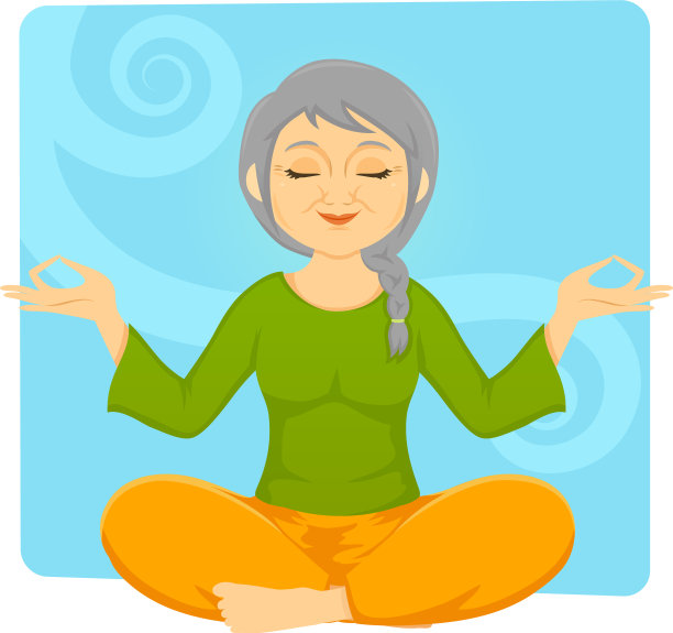 老女人沉思图片下载