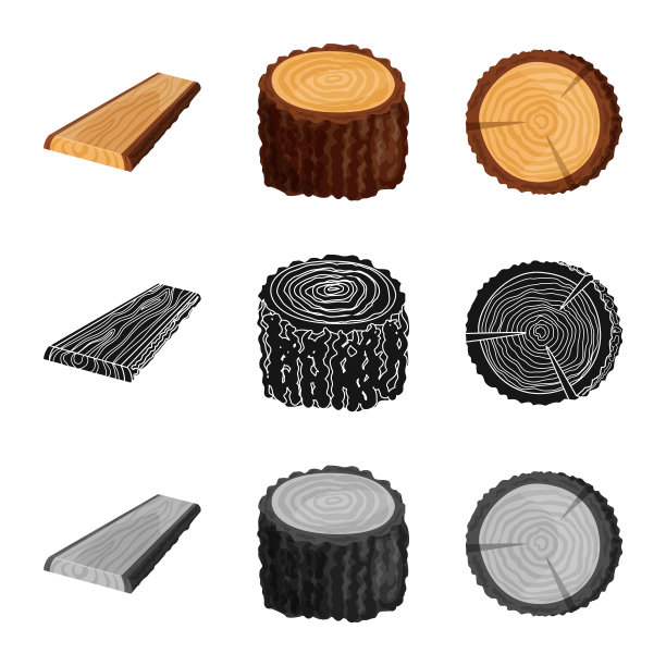 树和原始图标集图片下载