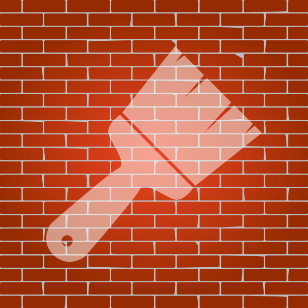 刷标志上的白色图标图片下载