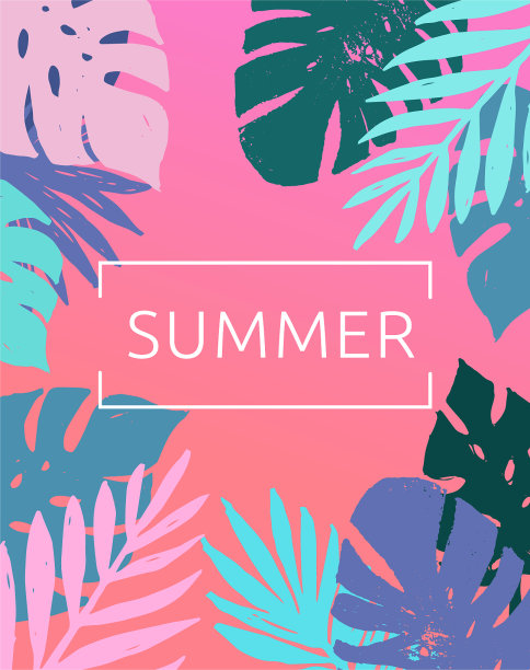 夏日热带天堂海滩图片下载