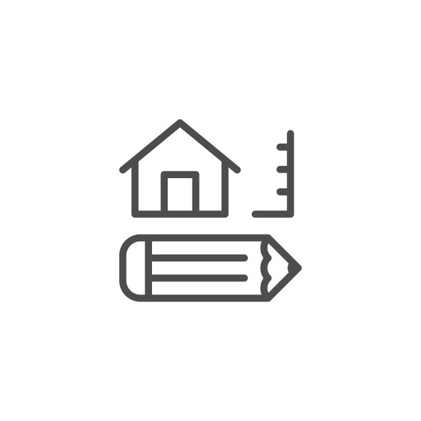 建筑线条图标图片下载