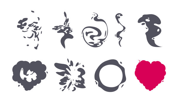 卡通烟雪碧集图片下载