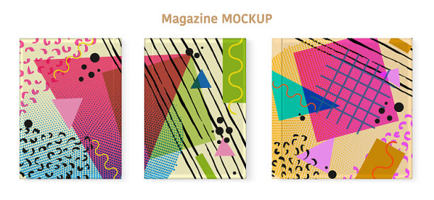 抽象布局的艺术背景设置图片下载