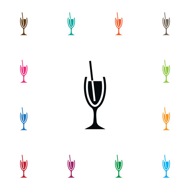 隔离果汁图标玛格丽特元素可以图片下载