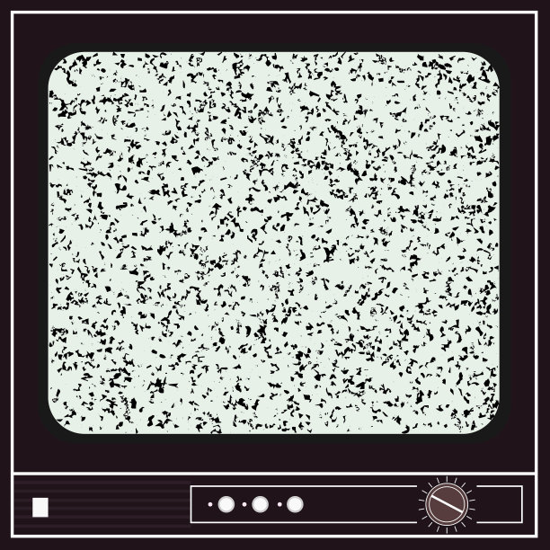 一台带噪音的旧电视机来激发你的创造力图片下载