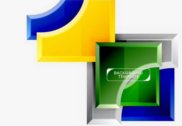 3d未来形状抽象背景图片下载