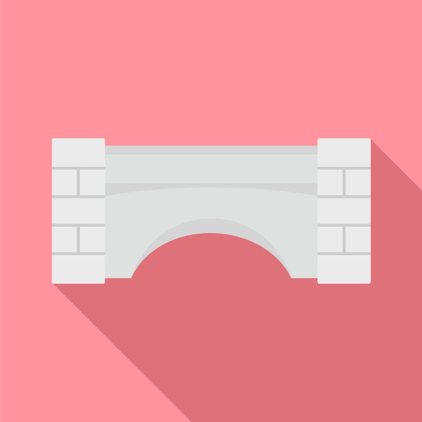 古石桥icon flat风格图片下载