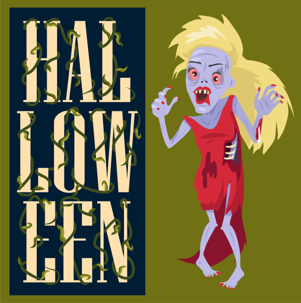 万圣节恐怖海报图片下载