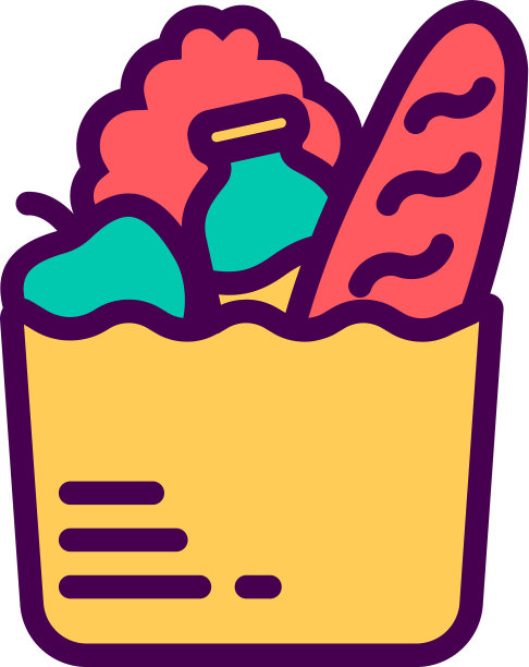 食品杂货图标设计美食图标设计图片下载