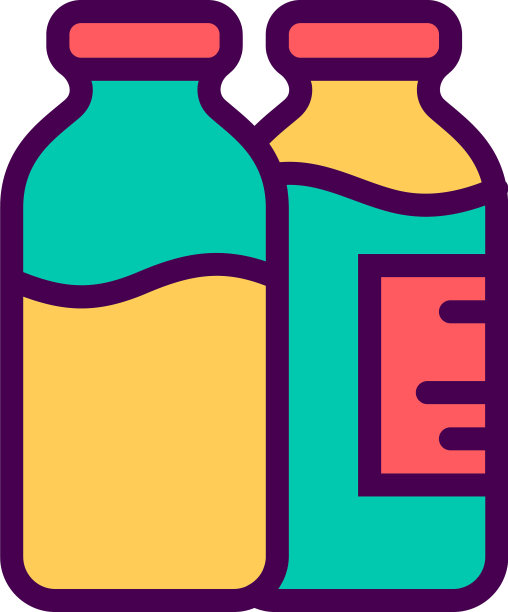 牛奶图标设计美食图标设计图片下载