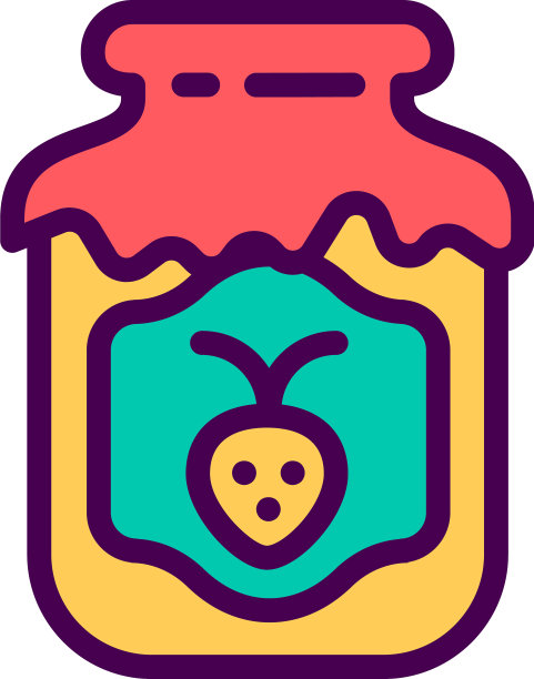 果酱图标设计美食图标设计图片下载