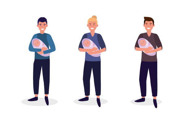 设定男人的母亲和他们的孩子图片下载