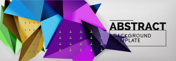 抽象背景飞行颜色几何图片下载