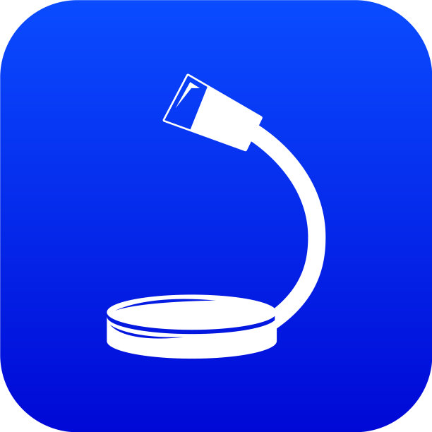 桌面麦克风图标蓝色图片下载