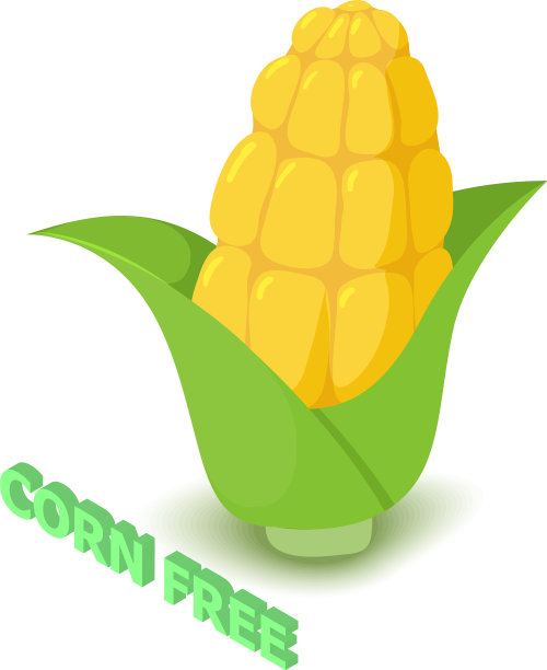 无玉米过敏原图标等距样式图片下载