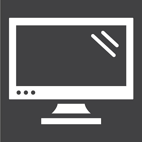 电脑显示器图标屏幕设备图片下载