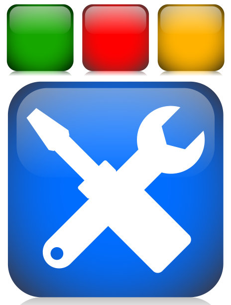 十字螺丝刀扳手图标维修保养图片下载