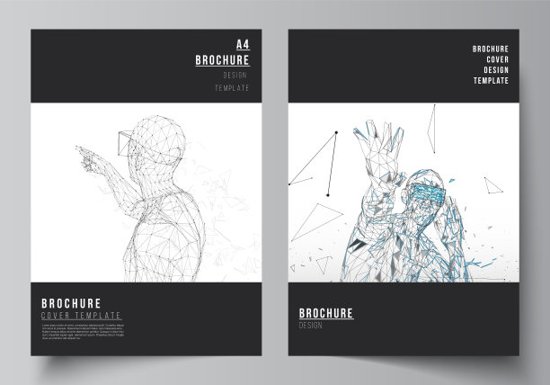 a4格式的现代封面布局图片下载