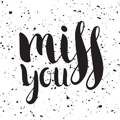 手写书法墨题字思念你图片下载