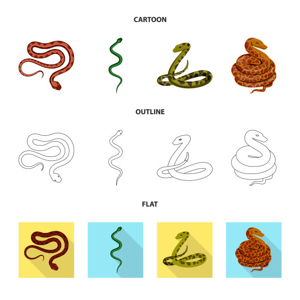 哺乳动物和危险图标图片下载
