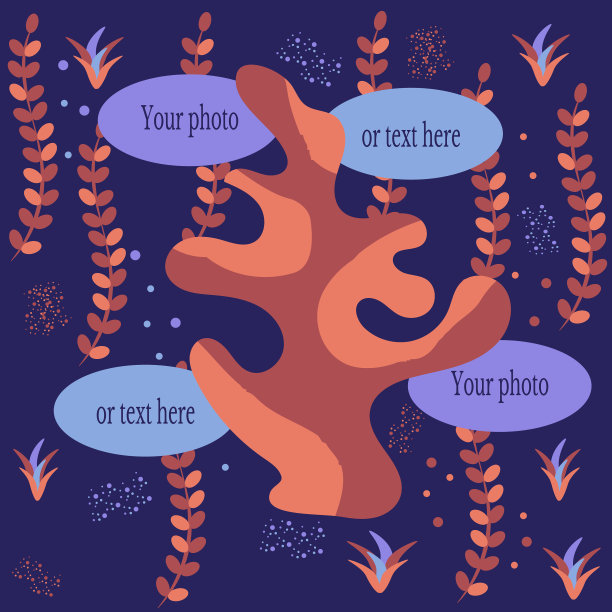 背景有海洋或水族植物图片下载