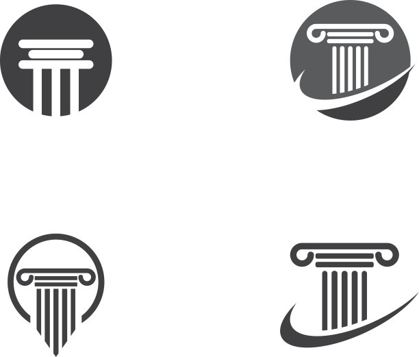 柱形图标Logo模板图片下载