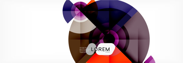 几何圆抽象背景创作图片下载