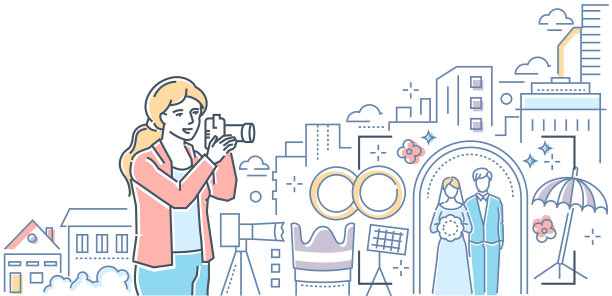 专业摄影-多彩的线条设计图片下载