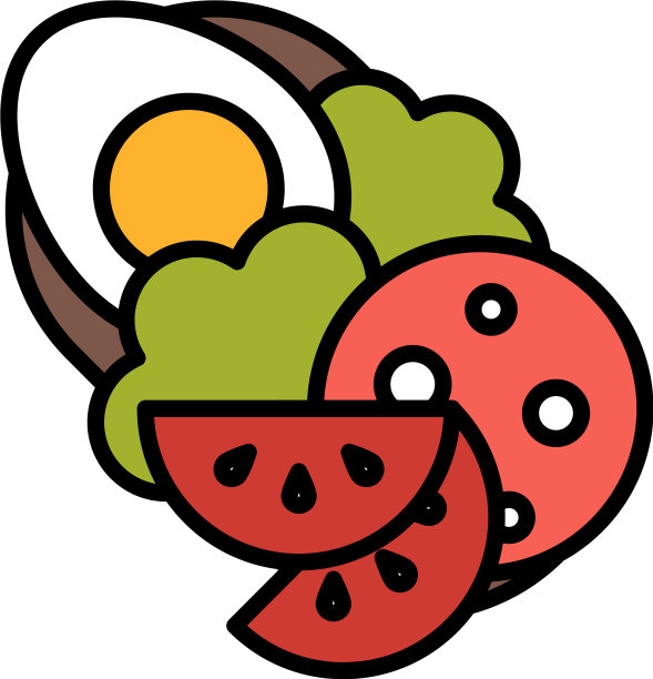 捷克三明治，鸡蛋和蔬菜图片下载