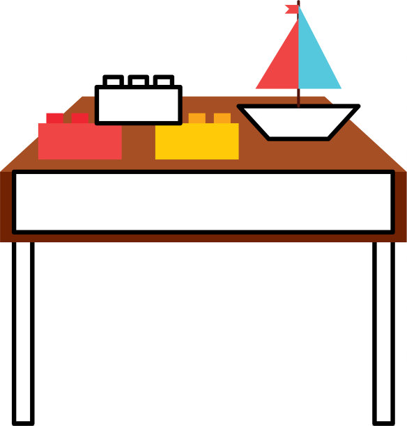 木制玩具桌图片下载