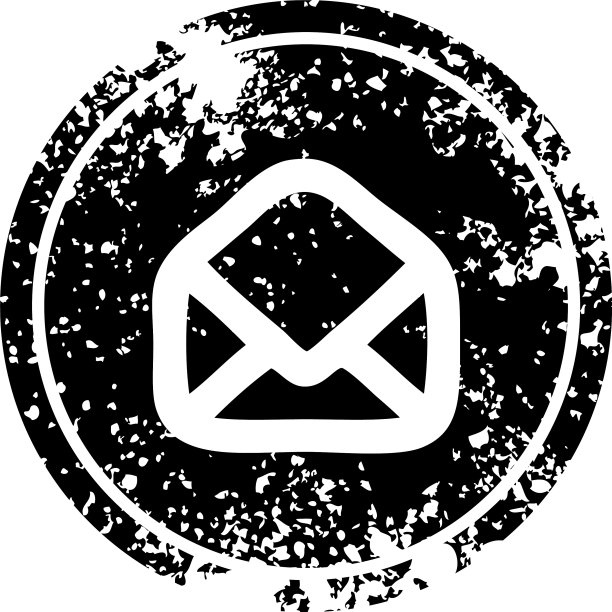 信封信件做旧图标图片下载