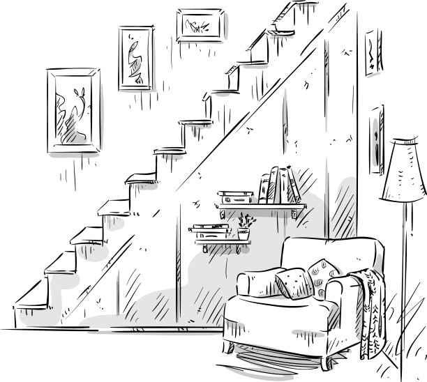 舒适的扶手椅室内设计图片下载