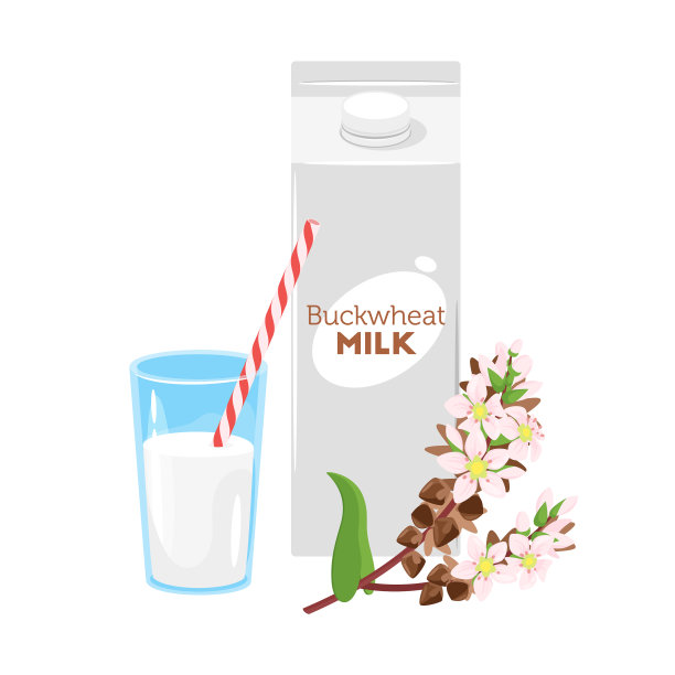 牛奶图标上的白色背景图片下载