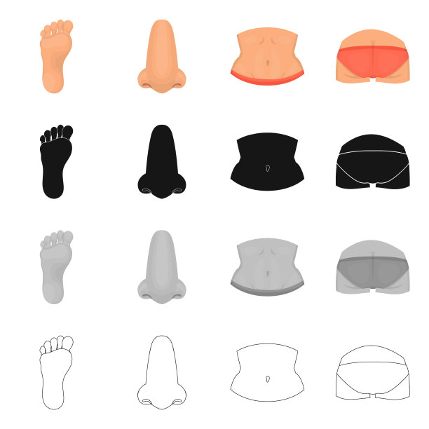 身体和部分符号图片下载